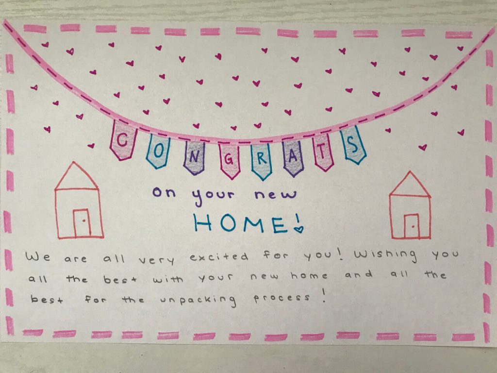 Welcome Home Card